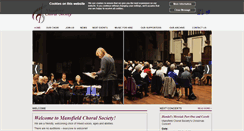 Desktop Screenshot of mansfieldchoral.org.uk